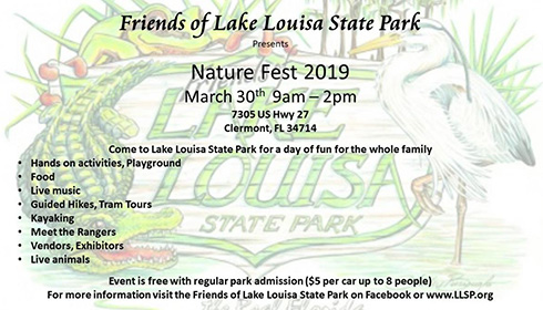 2019 Nature Fest - Friends of Lake Louisa State Park